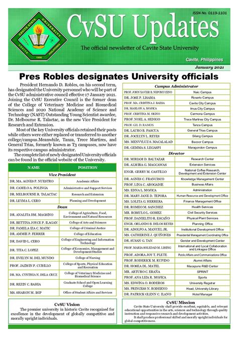 cvsu rosario courses offered